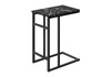 Accent Table, C - Shaped, Modern Design - Black Accent Table, C - Shaped, Modern Design - Black