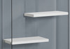 Bookshelf, Bookcase, Etagere, 5 Tier, Office, Glossy Contemporary & Modern - White