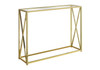 Accent Console Table For Entryway, Contemporary & Modern - Gold Accent Console Table For Entryway, Contemporary & Modern - Gold