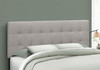 Queen Size, Bed Headboard Only, Upholstered, Durable Construction - Gray