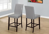 Counter Height Dining Chair Upholstered Leather Look (Set of 2)