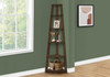 Bookshelf, Bookcase, Etagere, Corner, 5 Tier, For Office, Contemporary & Modern