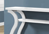 Accent Console Table For Entryway, Unique Curved Design