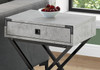 Accent Side Table, Storage Drawer, Stylish Design Contemporary & Modern