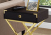 Accent Side Table, Storage Drawer, Stylish Design Contemporary & Modern