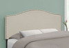 Full Size, Bed Headboard Only, Upholstered, Transitional - Beige Full Size, Bed Headboard Only, Upholstered, Transitional - Beige