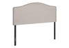 Full Size, Bed Headboard Only, Upholstered, Transitional - Beige