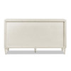 Mahal - Hand Painted Mandala Lacquered Sideboard - Ivory Off-White