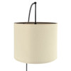 Royal - 3 Arm Arc Floor Lamp, Oil Rubbed Bonze With Linen Shade, 4 Way Rotary Switch - Oil-Rubbed Bronze