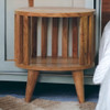 Ariella - Single Shelf Nightstand - Oak Ariella - Single Shelf Nightstand - Oak