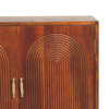 Carved Ball Cabinet - Chestnut