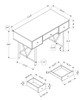 Computer Desk For Home Office, Stylish Design, Storage Drawers, Transitional