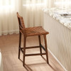 Andre - Counter Stool With Back - Pecan Brown Andre - Counter Stool With Back - Pecan Brown