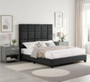 Squares Upholstered Platform Bed