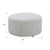 Ranger - Round Ottoman - Gray Ranger - Round Ottoman - Gray