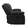 Marshall - Reclining Console Loveseat - Black