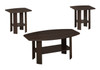 Table Set: Coffee, End, Side, Accent, Living Room, Transitional (Set of 3) - Espresso Table Set: Coffee, End, Side, Accent, Living Room, Transitional (Set of 3) - Espresso
