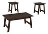 Table Set, Coffee, End, Side, Accent, Living Room Transitional (Set of 3)