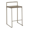 Fuji - Industrial Stackable Counter Stool Set Fuji - Industrial Stackable Counter Stool Set