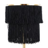 Fringe - Contemporary Buffet Lamp (Set of 2) - Royal Gold / Black Fringe