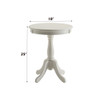 Alger - Accent Table - White Alger - Accent Table - White