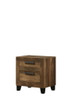 Morales - Rustic Nightstand - Oak