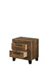 Morales - Rustic Nightstand - Oak