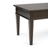 Carlton - Coffee Table - Dark Tobacco Brown Carlton - Coffee Table - Dark Tobacco Brown
