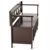 Amherst - Entryway Storage Bench - Hickory Brown Amherst - Entryway Storage Bench - Hickory Brown