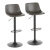 Duke - Industrial Adjustable Barstool (Set of 2) Duke - Industrial Adjustable Barstool (Set of 2)