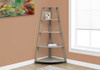 Bookshelf, Bookcase, Etagere, Corner, 4 Tier, Office, Contemporary & Modern