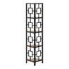 4 Tier Bookshelf, Bookcase, Etagere, Corner, For Office, Contemporary & Modern