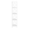 4 Tier Bookshelf, Bookcase, Etagere, Corner, For Office, Contemporary & Modern