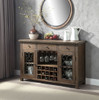 Raphaela - Server With Cup Holder & Wine Rack - Cherry Raphaela - Server With Cup Holder & Wine Rack - Cherry