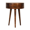 Semi Circle Nightstand - Chestnut Semi Circle Nightstand - Chestnut