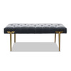 Aria - Upholstered Gold Accent Bench