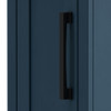 Nantucket - Chairside Table - Blue Denim, Whiskey