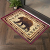 Nature's Nest - 5'3" X 7'3" Lodge Area Rug - Multi, Red
