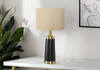 Lighting, Table Lamp, Resin, Contemporary - Black / Cream Lighting, Table Lamp, Resin, Contemporary - Black / Cream