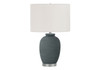 Lighting, Table Lamp, Ceramic, Contemporary - Blue Lighting, Table Lamp, Ceramic, Contemporary - Blue