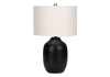Lighting, Table Lamp, Ceramic, Contemporary - Black / Cream Lighting, Table Lamp, Ceramic, Contemporary - Black / Cream