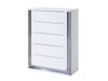 Moon - Smooth Chest With LED - White