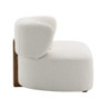 Darius - Boucle Accent Chair With Toss Pillow - Beige Darius - Boucle Accent Chair With Toss Pillow - Beige