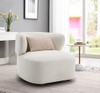 Darius - Boucle Accent Chair With Toss Pillow - Beige Darius - Boucle Accent Chair With Toss Pillow - Beige