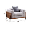 Pelton - Chair With 1 Toss Pillows - Walnut Pelton - Chair With 1 Toss Pillows - Walnut