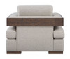 Niamey - Chair With 1 Toss Pillow - Walnut