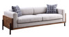 Pelton - Sofa With 2 Toss Pillows - Walnut Pelton - Sofa With 2 Toss Pillows - Walnut