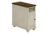 Accent End Table, Storage, Traditional - White Accent End Table, Storage, Traditional - White