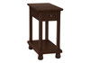 Accent End Table, Storage Drawer, Traditional - Espresso