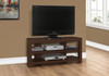 TV Stand, Console, Media Entertainment Center, Storage Shelves, Contemporary & Modern - Cherry